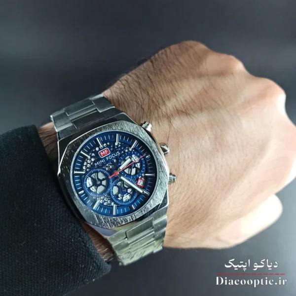 ساعت مچی مردانه اورجینال موتور ژاپن برند مینی فوکوس سه موتور مدل Mf0411G.01 - تصویر 8