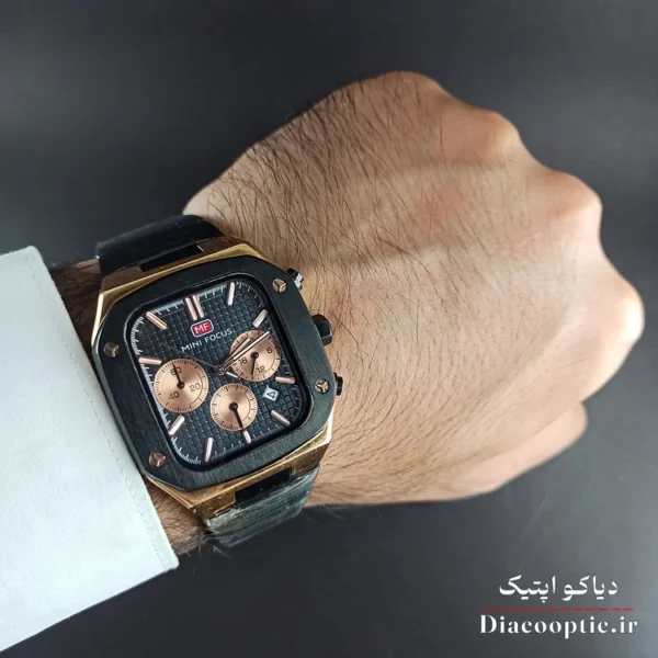 ساعت مچی مردانه اورجینال موتور ژاپنی برند مینی فوکوس سه موتور مدل Mf0414G.04 - تصویر 7