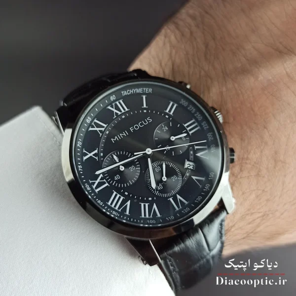 ساعت مچی مردانه اورجینال موتور ژاپنی برند مینی فوکوس سه موتور مدل Mf0415G.05 - تصویر 9