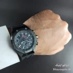 ساعت مچی مردانه اورجینال موتور ژاپنی برند مینی فوکوس سه موتور مدل Mf0417G.04 بند رابر - تصویر 7
