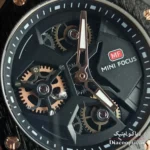 ساعت مچی مردانه اورجینال موتور ژاپنی برند مینی فوکوس سه موتور مدل Mf0422G.01 بند رابر - تصویر 11