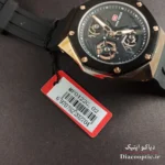 ساعت مچی مردانه اورجینال موتور ژاپنی برند مینی فوکوس سه موتور مدل Mf0422G.01 بند رابر - تصویر 9