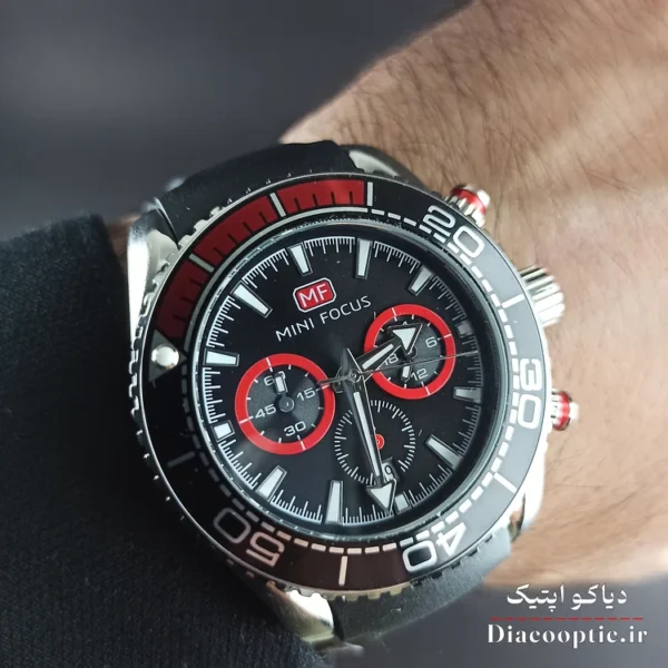 ساعت مچی مردانه اورجینال موتور ژاپن برند مینی فوکوس سه موتور مدل Mf0426G.03 بند چرم - تصویر 10