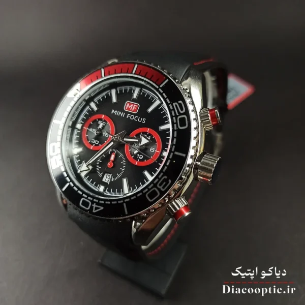 ساعت مچی مردانه اورجینال موتور ژاپن برند مینی فوکوس سه موتور مدل Mf0426G.03 بند چرم - تصویر 3