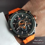 ساعت مچی مردانه اورجینال موتور ژاپنی برند مینی فوکوس سه موتور مدل Mf0468G.02 بند رابر - تصویر 8