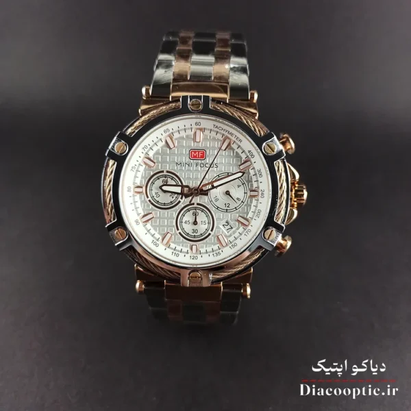 ساعت مچی مردانه اورجینال موتور ژاپنی برند مینی فوکوس سه موتور مدل Mf0470G.02 - تصویر 2