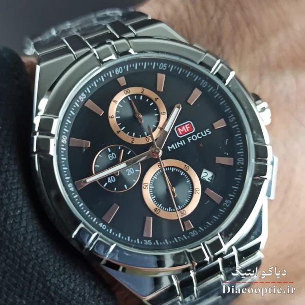 ساعت مچی مردانه اورجینال موتور ژاپنی برند مینی فوکوس سه موتور مدل Mf0471G.01 - تصویر 8