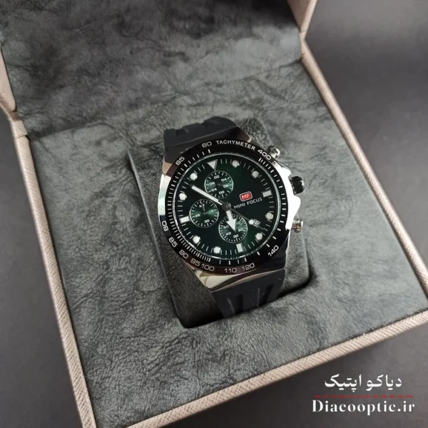 ساعت مچی مردانه اورجینال موتور ژاپنی برند مینی فوکوس سه موتور مدل Mf0488G.03 بند رابر - تصویر 10
