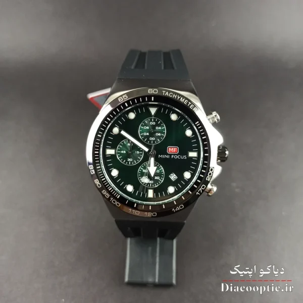 ساعت مچی مردانه اورجینال موتور ژاپنی برند مینی فوکوس سه موتور مدل Mf0488G.03 بند رابر - تصویر 2