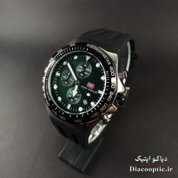 ساعت مچی مردانه اورجینال موتور ژاپنی برند مینی فوکوس سه موتور مدل Mf0488G.03 بند رابر - تصویر 3