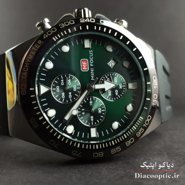 ساعت مچی مردانه اورجینال موتور ژاپنی برند مینی فوکوس سه موتور مدل Mf0488G.03 بند رابر - تصویر 4