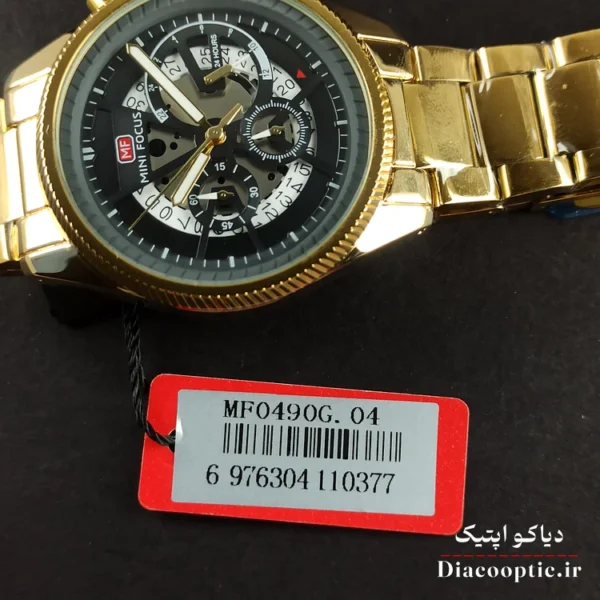ساعت مچی مردانه اورجینال موتور ژاپنی برند مینی فوکوس سه موتور مدل Mf0490G.04 - تصویر 11