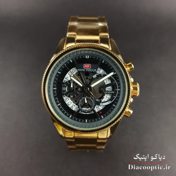 ساعت مچی مردانه اورجینال موتور ژاپنی برند مینی فوکوس سه موتور مدل Mf0490G.04 - تصویر 2