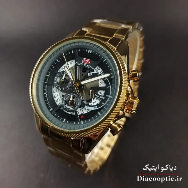 ساعت مچی مردانه اورجینال موتور ژاپنی برند مینی فوکوس سه موتور مدل Mf0490G.04 - تصویر 3