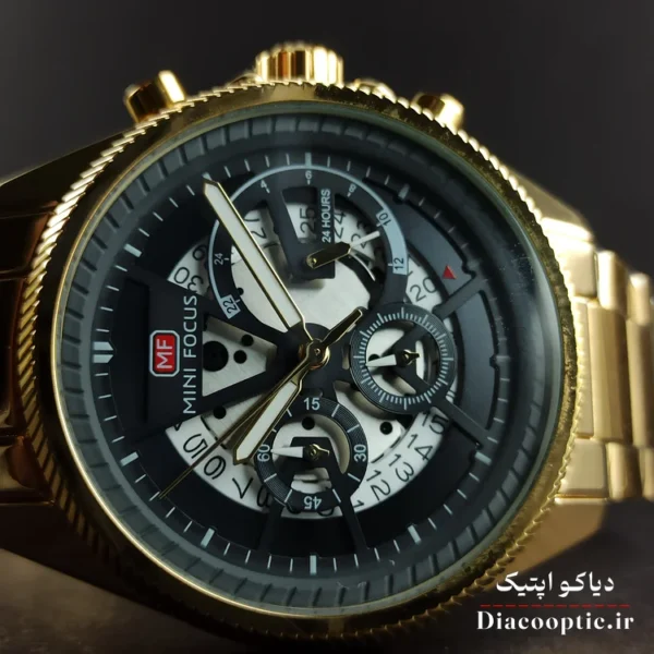ساعت مچی مردانه اورجینال موتور ژاپنی برند مینی فوکوس سه موتور مدل Mf0490G.04 - تصویر 4