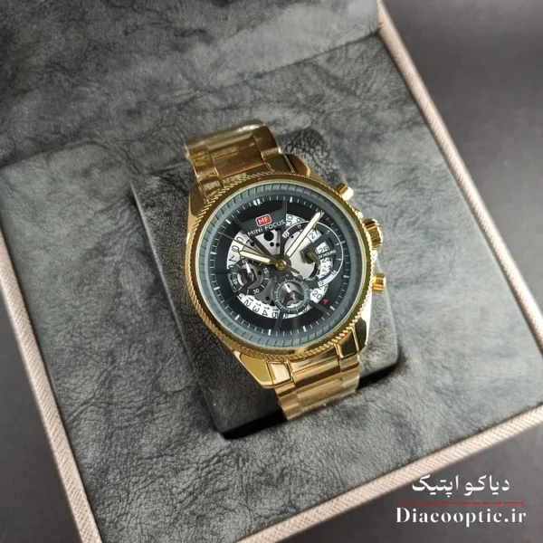 ساعت مچی مردانه اورجینال موتور ژاپنی برند مینی فوکوس سه موتور مدل Mf0490G.04 - تصویر 9