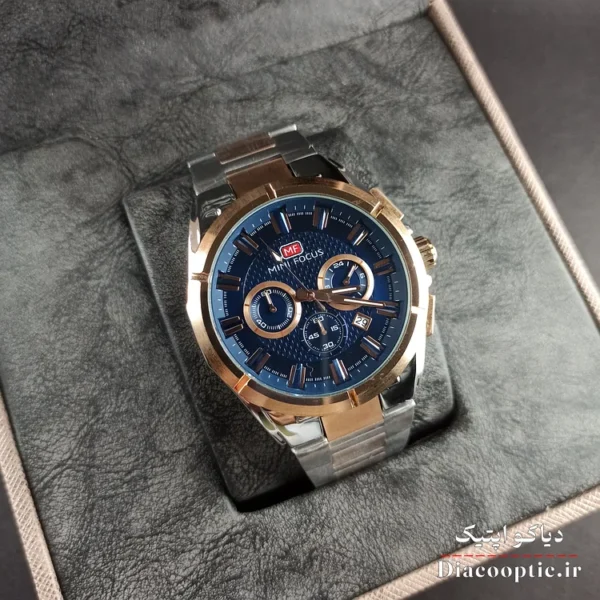 ساعت مچی مردانه اورجینال موتور ژاپنی برند مینی فوکوس سه موتور مدل Mf0495G.05 - تصویر 10