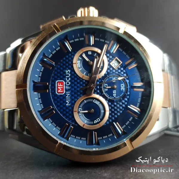 ساعت مچی مردانه اورجینال موتور ژاپنی برند مینی فوکوس سه موتور مدل Mf0495G.05 - تصویر 4