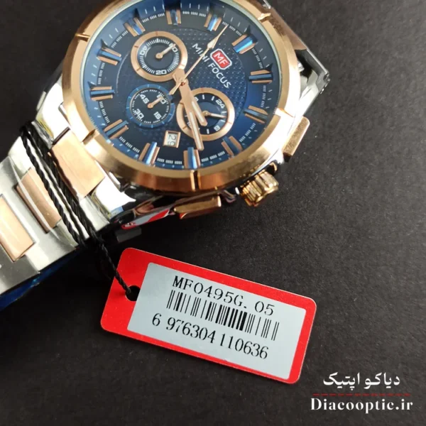 ساعت مچی مردانه اورجینال موتور ژاپنی برند مینی فوکوس سه موتور مدل Mf0495G.05 - تصویر 7
