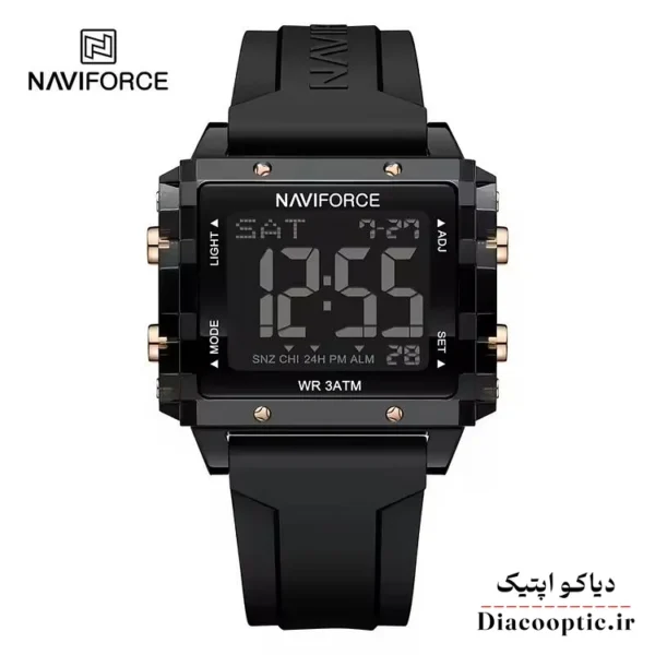 ساعت مچی زنانه دیجیتالی برند نیوی فورس مدل DO-NAVIFORCE 7101 - تصویر 4