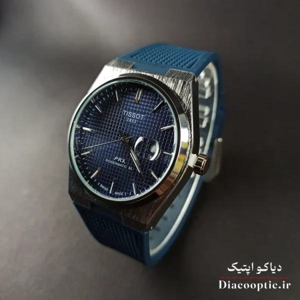 ساعت مچی مردانه برند تیسوت مدل Tis1241 بند رابر - تصویر 3