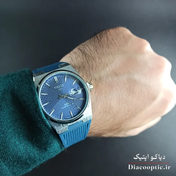 ساعت مچی مردانه برند تیسوت مدل Tis1241 بند رابر - تصویر 7