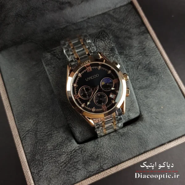 ساعت مچی مردانه برند Unicoo سه موتور مدل DO1169 استیل - تصویر 4