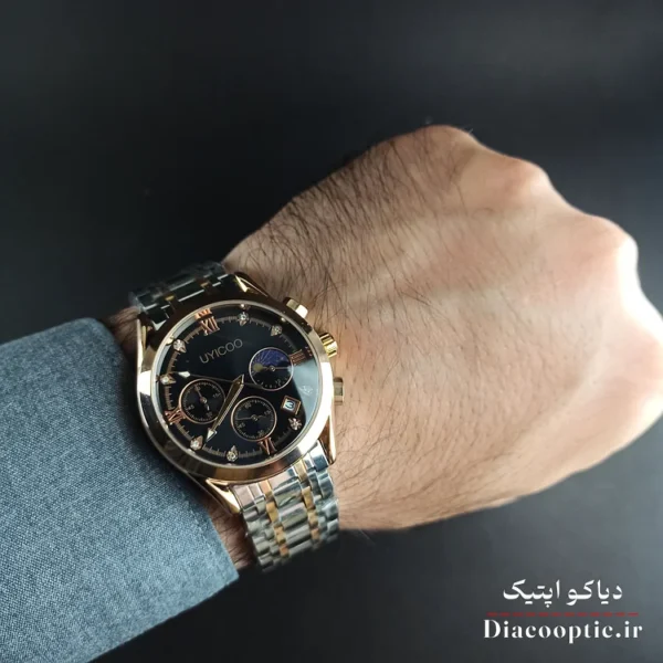 ساعت مچی مردانه برند Unicoo سه موتور مدل DO1169 استیل - تصویر 5