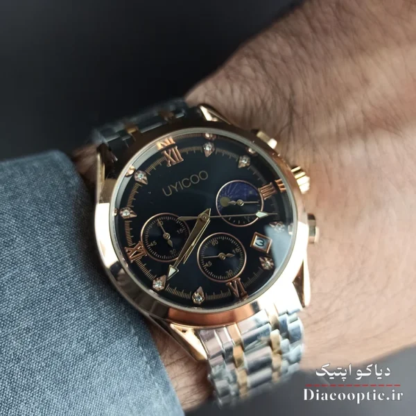 ساعت مچی مردانه برند Unicoo سه موتور مدل DO1169 استیل - تصویر 6