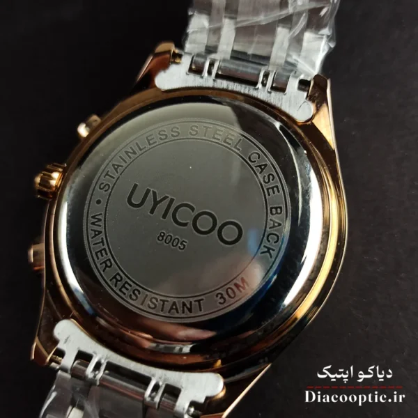 ساعت مچی مردانه برند Unicoo سه موتور مدل DO1169 استیل - تصویر 9