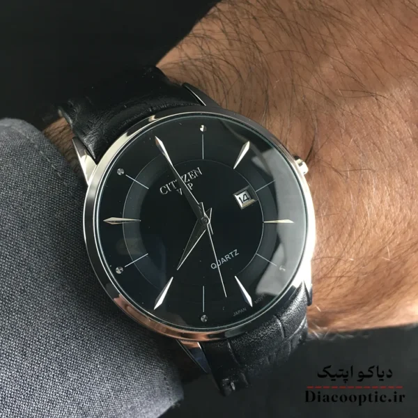 ساعت مچی مردانه موتور ژاپن برند سیتیزن مدل Do1277 چرمی - تصویر 8