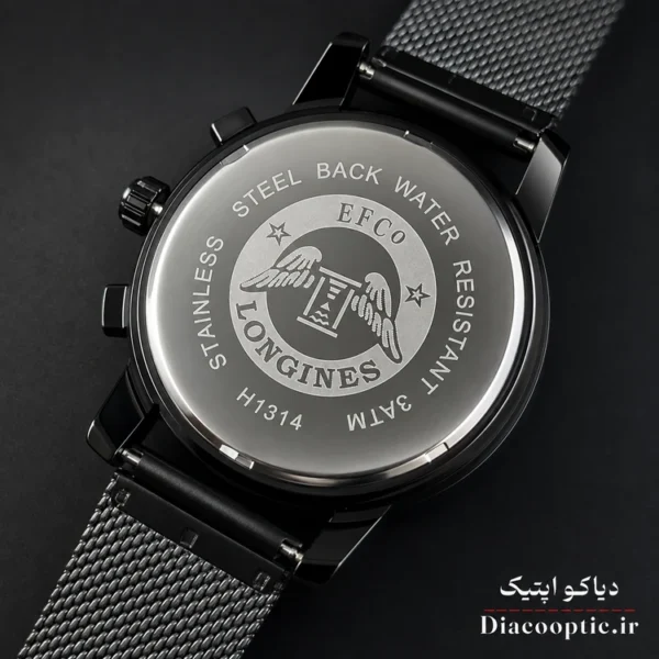 ساعت مچی مردانه برند Longines سه موتور مدل DO1157 حصیری - تصویر 6