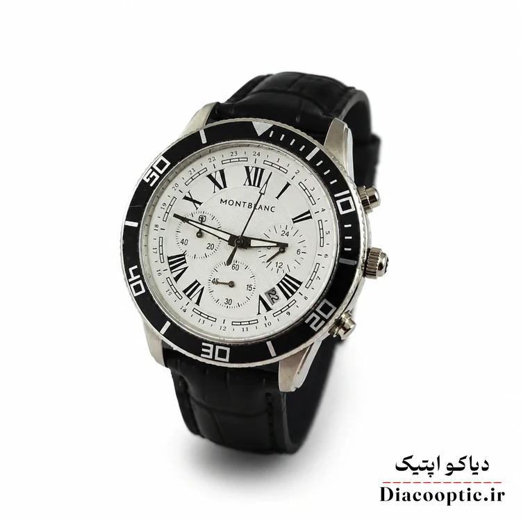 edea9ddb-a2b3-4cab-bfcc-fce81a551d24.webp ساعت مچی مردانه برند مونت بلانک سه موتور مدل DO1155 - تصویر 1