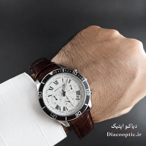 ساعت مچی مردانه برند مونت بلانک سه موتور مدل DO1155 - تصویر 7