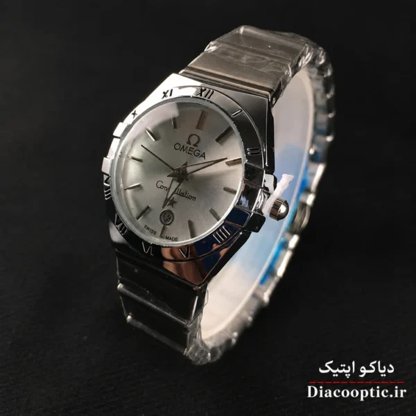 ساعت مچی زنانه برند امگا کانسلیشن مدل Do1303 استیل - تصویر 3
