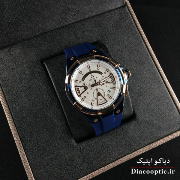 ساعت مچی مردانه برند فیترون سه موتور مدل Do1305 بند رابر - تصویر 10