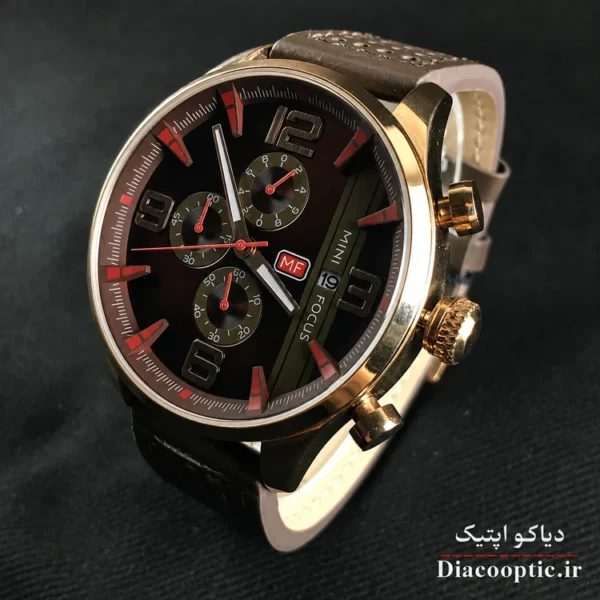 ساعت مچی اورجینال مردانه موتور ژاپن برند مینی فوکس سه موتور مدل Mf0010G.03 چرمی - تصویر 3