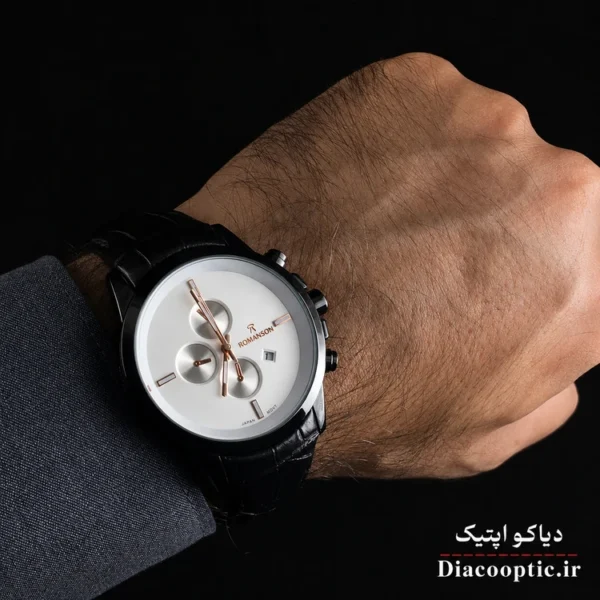 ساعت مچی مردانه موتور ژاپن برند رمانسون مدل Do1313 چرمی - تصویر 4