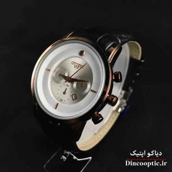 ساعت مچی زنانه موتور ژاپن برند سیتیزن مدل Do1294 چرمی - تصویر 3