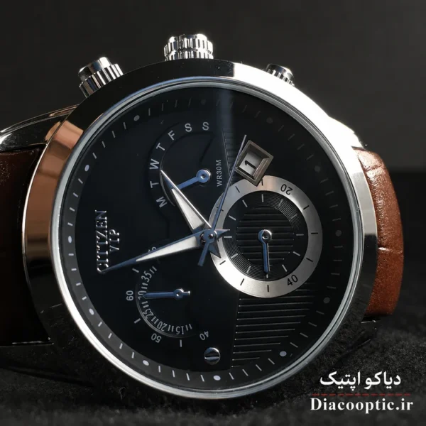 ساعت مچی زنانه موتور ژاپن برند سیتیزن مدل Do1295 چرمی - تصویر 6