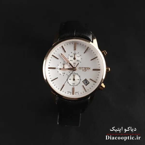 ساعت مچی زنانه موتور ژاپن برند سیتیزن مدل Do1296 چرمی - تصویر 2
