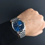 ساعت مچی مردانه موتور ژاپن برند امگا مدل DO1274 دو تقویم - تصویر 3