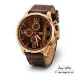 ساعت مچی اورجینال مردانه موتور ژاپن برند مینی فوکس سه موتور مدل Mf0010G.03 چرمی