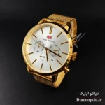 ساعت مچی مردانه اورجینال موتور ژاپن برند مینی فوکوس سه موتور مدل Mf0023G.05 بند حصیری - تصویر 3