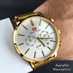 ساعت مچی مردانه اورجینال موتور ژاپن برند مینی فوکوس سه موتور مدل Mf0023G.05 بند حصیری - تصویر 9