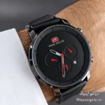 ساعت مچی مردانه اورجینال موتور ژاپن برند مینی فوکوس سه موتور مدل Mf0102G.03 بند چرم - تصویر 9