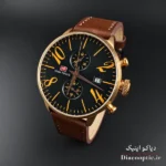 ساعت مچی مردانه اورجینال موتور ژاپن برند مینی فوکوس سه موتور مدل Mf0135G.02 بند چرم - تصویر 3
