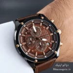 ساعت مچی مردانه اورجینال موتور ژاپن برند مینی فوکوس سه موتور مدل Mf0161G.03 بند چرم - تصویر 9